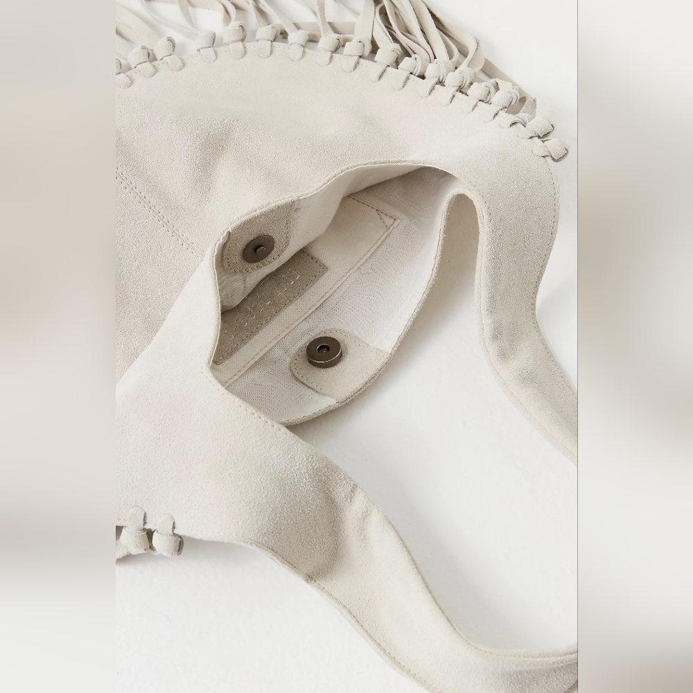 Free People Riley Fringe Bag/Neutral Plaster - Picture 3 of 16